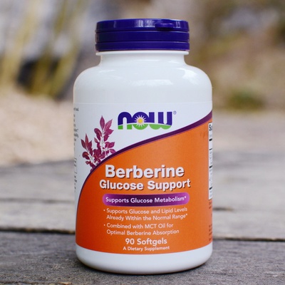 Now Foods Foods Berberine Glucose Support 90 softgel kapslí