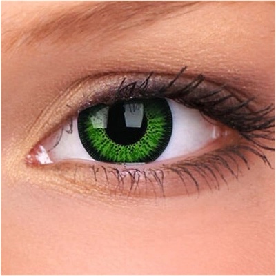 MaxVue Vision Phantasee Vivid Green barevné nedioptrické tříměsíční 2 čočky – Hledejceny.cz
