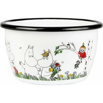 Muurla Smaltovaná miska Moomin Happy Family 300 ml