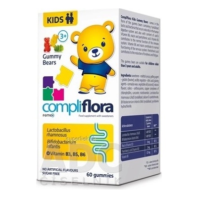 Compliflora KIDS želatínové medvedíky 60 ks