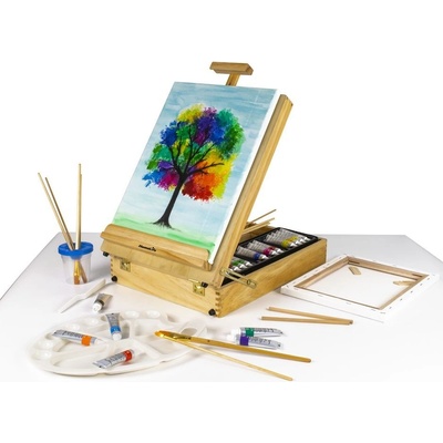 Kids World Stolní malířský stojan v kufříku 45 x 33 x 13,5 cm, SM-4533 – Hledejceny.cz