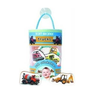 Soft Shapes Tub Stickables: Trucks
