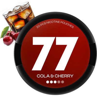 77 Pouches Cola & Cherry 20 mg 20 sáčků – Hledejceny.cz