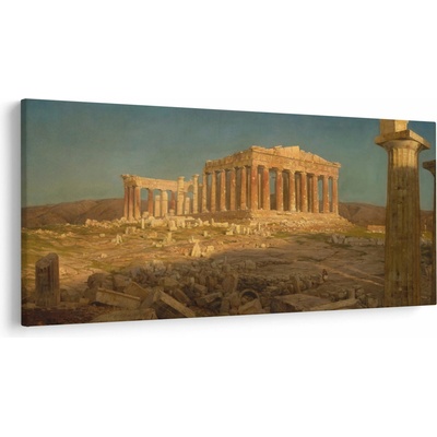 Obraz - Frederic Edwin Church, The Parthenon, reprodukcia, jednodielne 200x100 cm