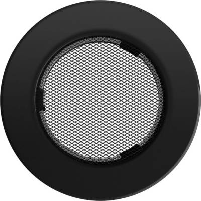 Kratki Mriežka okrúhla Ø 100 mm čierna