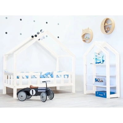 Elis Design Dominant domečková se zábranou premium bílá šuplík bez nožiček