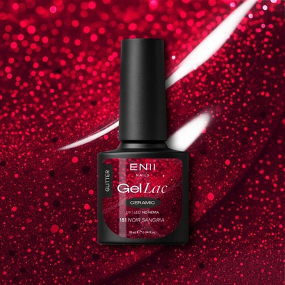 ENII NAILS Gel lak Ceramic 181 Noir Sangria 10 ml