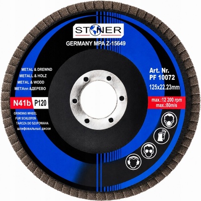 Profi Flex Lamelový brúsny kotúč P120 125 x 22,2 mm 10075