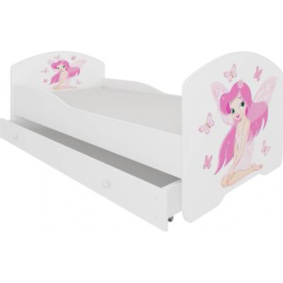 ADRK Furniture Pepe Girl with Wings E376 s matrací a zásuvkou