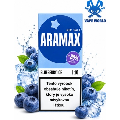 Aramax Salt Blueberry Ice 10 ml 10 mg