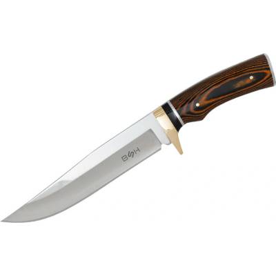 Bullshop BSH Adventure N-225D Clip Point Full Tang, 30,2 cm + puzdro