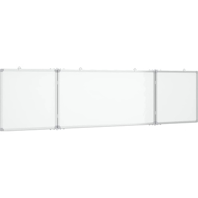 vidaXL Magnetická skládací tabule 160 x 40 x 1,7 cm hliníková