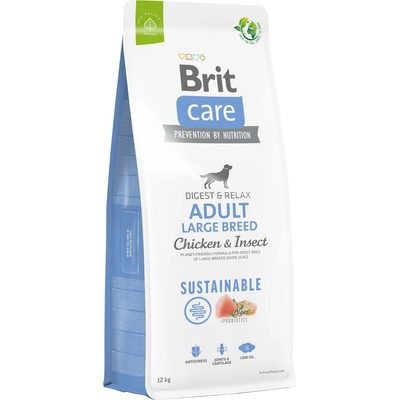 Brit Care Sustainable Adult Large Breed Chicken & Insect 12 kg