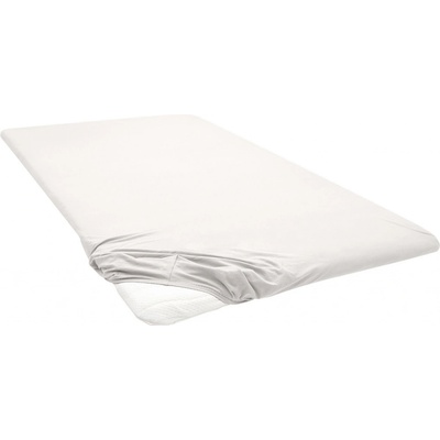 Biberna Napínacia plachta na vrchný matrac svetlobéžová 180-200x200