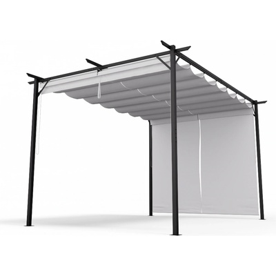 Blumfeldt Pantheon Robust, pergola, 3 x 4 m, s bočnými roletami, (GDI17-Pantheon 3x4BL)