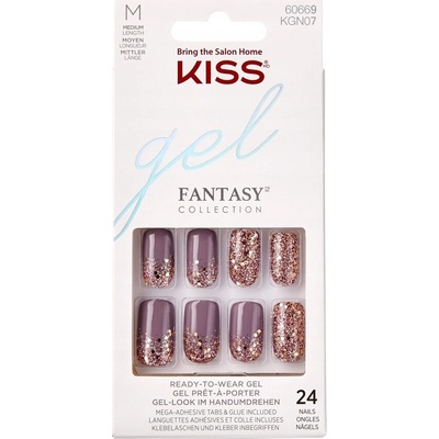 Kiss Gelové nehty 60669 Gel Fantasy 24 ks