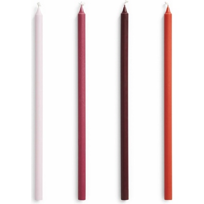 HAY Slim Pink / Red 1,2 cm 4 ks