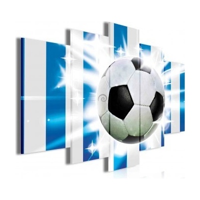 Obraz na plátne viacdielny - OB3608 - Futbalová lopta 100cm x 60cm - S17