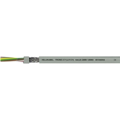 Helu 16004-1000 dátový LiYCY 4 x 0.5 mm² sivá 1000 m