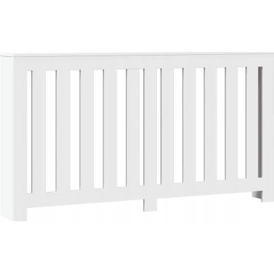 VidaXL Kryt na radiátor MDF deska 149 x 82 cm bílý
