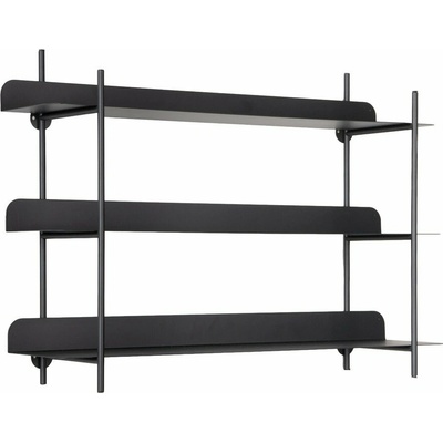 PT LIVING Riqueza Tres police černá 60 cm, 42 cm, 16 cm
