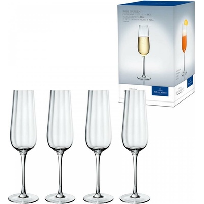 Villeroy & Boch Poháre na šampanské Rose Garden 4 x 290 ml