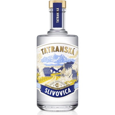 Karloff TATRANSKÁ SLIVOVICA 42%, 0,5 l (čistá fľaša)