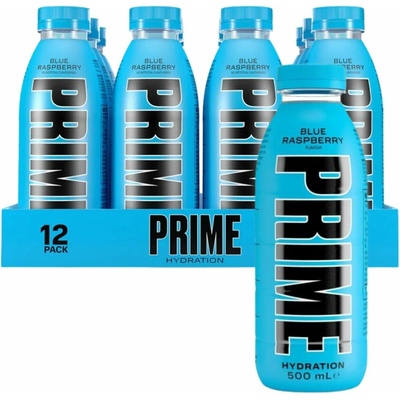 Prime hydratační drink s příchutí modré maliny 12 x 0,5 l
