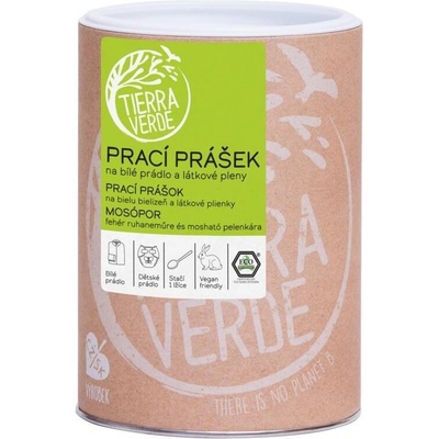Tierra Verde prací prášek na bíle prádlo a látkové pleny dóza 850 g