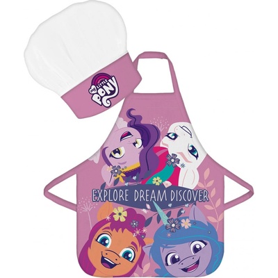BrandMac Dětská zástěra s kuchařskou čepicí My Little Pony