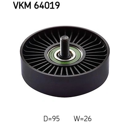 Vratná/vodiaca kladka rebrovaného klinového remeňa SKF VKM 64019