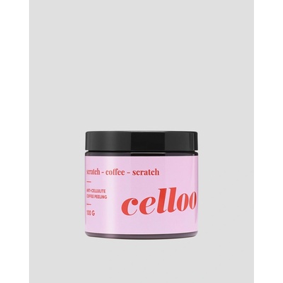 Celloo Tělový peeling s kávou a přírodními oleji pro redukci celulitidy a strií 100 g