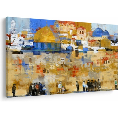 Obraz - Múr nárekov, Jeruzalem, Izrael, jednodielne 150x100 cm