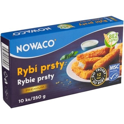 Nowaco Premium nemleté rybí prsty 10 ks 250 g