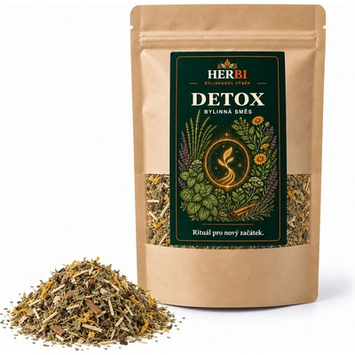 Haniell Bylinný čaj Detox Restart pro tělo i mysl 50 g