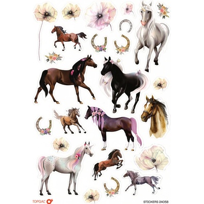 Samolepky Horses Topgal STICKERS