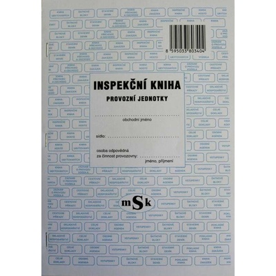 MSK 340 Inspekční kniha A4 – Hledejceny.cz
