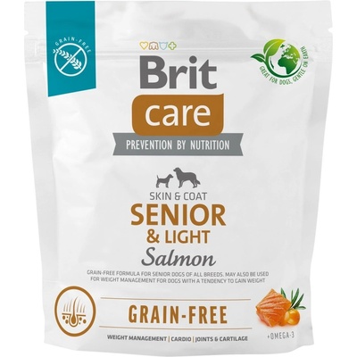 Brit Care Grain Free Senior & Light Salmon 1 kg
