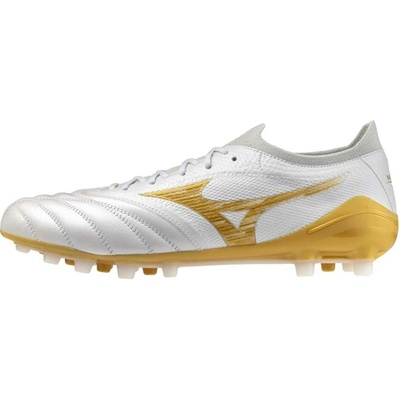 Mizuno MORELIA NEO IV Beta JAPAN AG U White/MP Gold/Cool Gray 3C