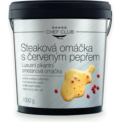 Chef Club Omáčka Steaková s červeným pepřem 1 kg