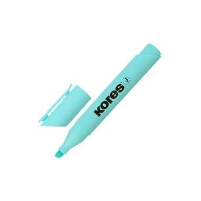 Zvýrazňovač Kores High Liner Plus Pastel tyrkysový 0,5–5 mm