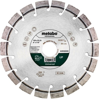 Metabo 628560000 diamantový řezný kotouč Průměr 150 mm Ø otvoru 22.23 mm 1 ks