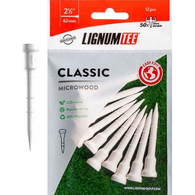 Lignum Tee plastová týčka 62mm 12ks bílá – Hledejceny.cz