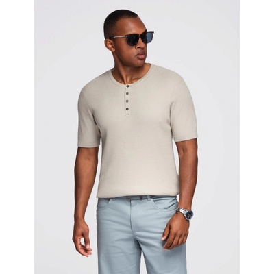 Ombre pánské triko OM-TSCT-0254 LIGHT GREY