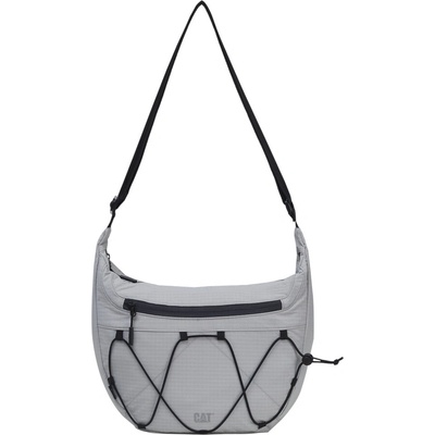 Caterpillar Crossbody taška URBAN ADVENTURE BUNGEE MOON Sivá Čierna