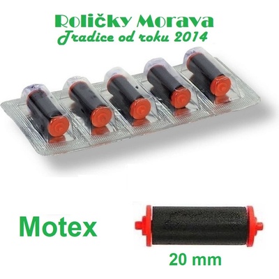 Barvící váleček Motex 20 mm Barva: černá