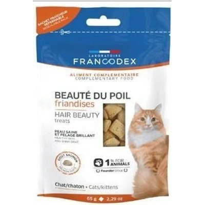 Francodex Pochúťka Hair Beauty pre mačky a mačiatka 65 g