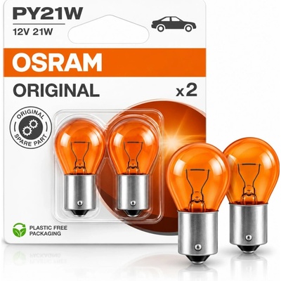 Osram Standard PY21W BAU15s 12V 21W oranžová 2 ks 7507-02B – Hledejceny.cz