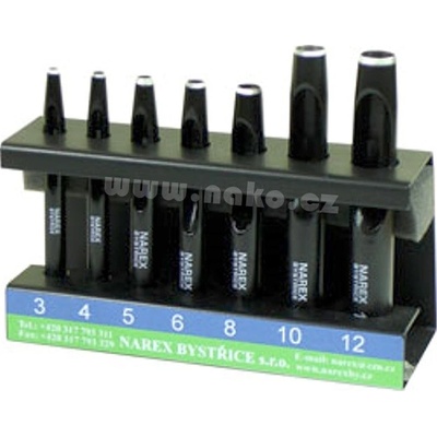NAREX sada tyčových výsečníků 3-12mm 8548 00