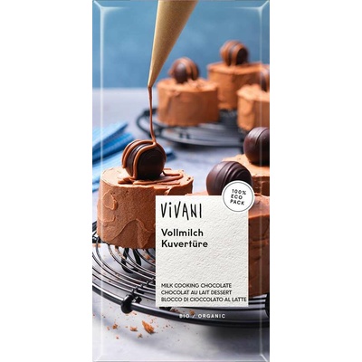 Vivani Čokoláda mliečna na varenie Bio 150 g